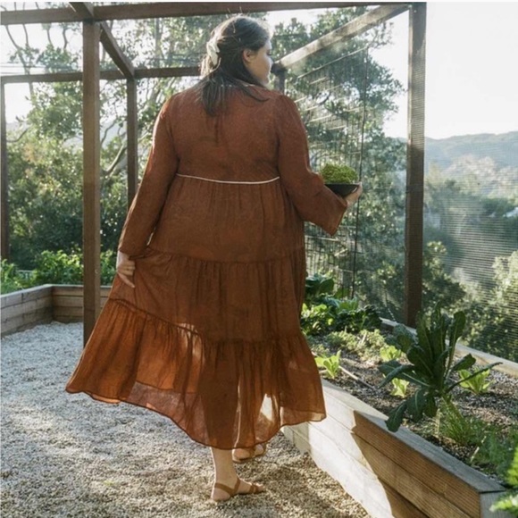 Christy Dawn - Paloma Dress Extended Pumpkin Paisley (Lined) Size 2X NWOT - Picture 5 of 16